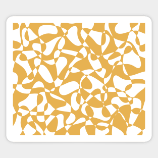 Abstract pattern - bronze. Sticker